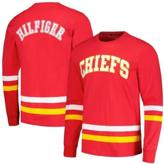 Tommy Hilfiger Mens Tommy Hilfiger Red/Gold Kansas City Chiefs Nolan Long Sleeve T-Shirt at Nordstrom, Size X-Large