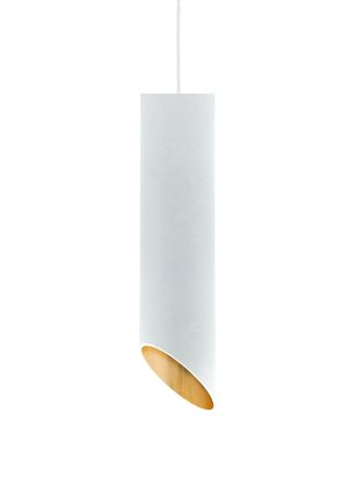 Lumicom Rond Coup&eacute; L&aacute;mpara De Techo H35 Blanco Hoja