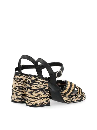 Castaner Valeria Sandal - Black