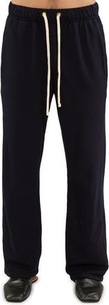 Les Tien French Terry Classic Pant in Navy at Nordstrom, Size Xx-Large