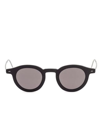 Lindberg Zonnebril met rond montuur - Zwart