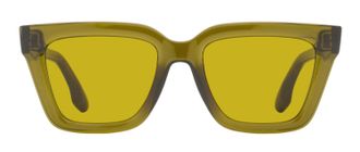Victoria Beckham VB644S Tapered Rectangular Sunglasses - Khaki