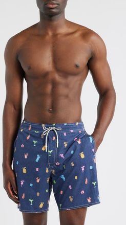 Johnnie-O Kanaloa Swim Trunks in Navy at Nordstrom, Size Xx-Large