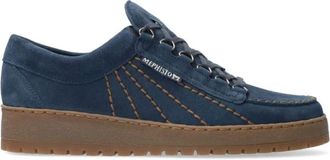 Mephisto Regenboog Veterschoen - Originals - Heren - Sneakers - Blauw - 43 EU - Su&egrave;de - Schoenen