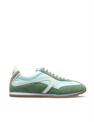 Verbenas Womens Jamaica Pixel Sneaker In Turquoise Multi Retro Trainer