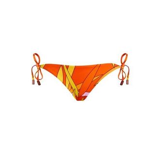 Vilebrequin Womens Madrague Side Tie Bikini Bottom in Abricot at Nordstrom, Size Medium