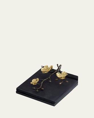 Michael Aram Gold Orchid Dinner Napkin Holder