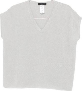 Fabiana Filippi Baumwoll-Top mit V-Ausschnitt