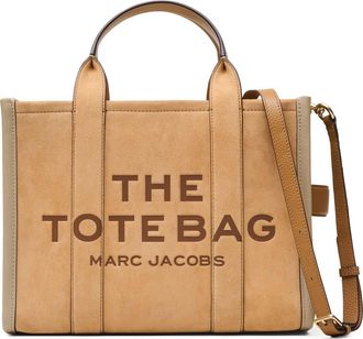 Marc Jacobs The Suede & Leather Medium Tote Bag in Sahara at Nordstrom