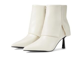 Nine West Bazie Womens Boots Cream : 8.5 M, Leather/Rubber