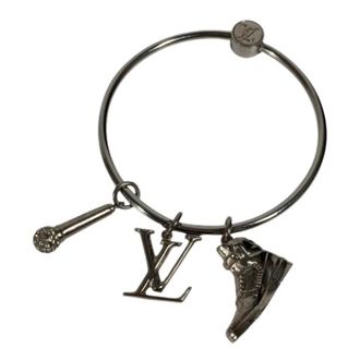 Louis Vuitton Pre-owned Accessories, unisex, Gray, Size: ONE SIZE Pre-owned Metal Key Holder