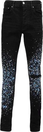 Amiri Crystal Painter Denim Jeans- Black Od