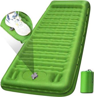 OEM Colch&oacute;n Autoinflable Para Camping, Port&aacute;til Y Compacto, Perfecto Para Actividades Al Aire Libre - Verde Claro