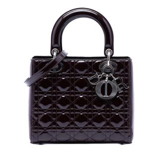 Dior Pre-owned Dior Medium Patent Cannage Lady Dior Ladies VJQHZP00I9EZ9LUY