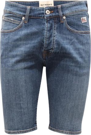 Roy Rogers Hombre, Pantalones cortos, Azul, Talla: W30