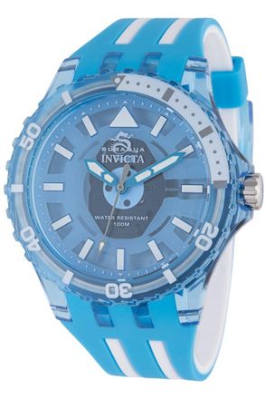 Invicta Subaqua 69449 Heren Horloge - Quartz Uurwerk - Acrylic met blauwe Wijzerplaat - 44mm