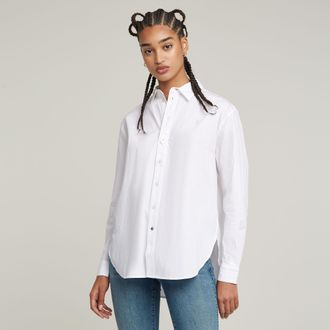 G-Star Boyfriend Shirt - Wit - Dames