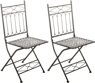 Clp Set di 2 sedie pieghevoli Asina bronzo