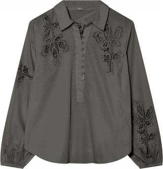 Gustav Dames, Blouses & Shirts, Groen, Maat: 3XL