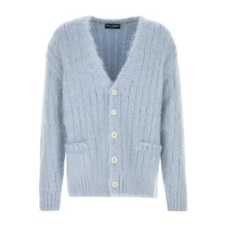 Dolce & Gabbana Truien & Vesten, Heren, Blauw, M, Turtle Neck Pullover