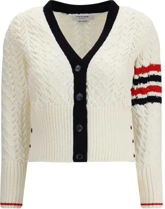 Thom Browne Thom e Fleece Wool Womens Cardigan