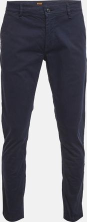 Boss Orange by Hugo Boss Navy Blue Cotton Schino Slim Pants M Waist