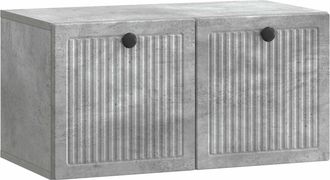 vidaXL Mueble Para Tv De Pared Gris Hormig&oacute;n 59,5 X 31 X 30 Cm Vidaxl