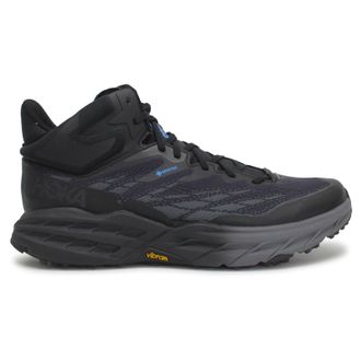 Hoka One One Hoka Speedgoat 5 Mid GTX Textile Synthetic Mens Comfort Trainers - Black Black - Size:UK 12.5