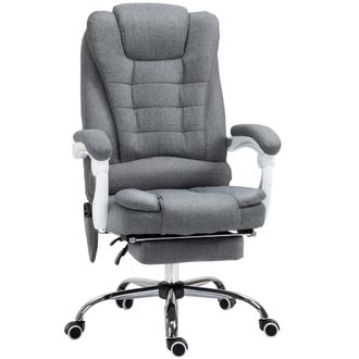 Vinsetto Silla de oficina 65x70x119 cm gris