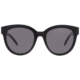Saint Laurent Grey Round Ladies Sunglasses SL M29 003 52
