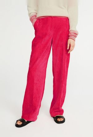 Claudie Pierlot Pantalon en velours c&ocirc;tel&eacute;