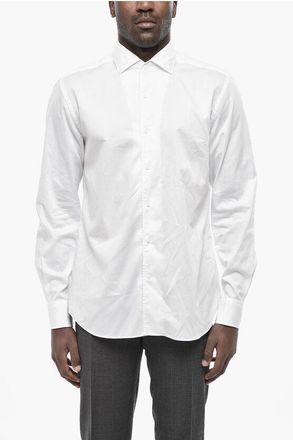 Corneliani Cotton Poplin Shirt With French Collar size 41