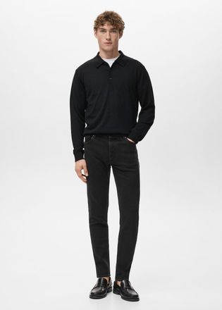 Mango Jeans Jude skinny-fit black denim - Uomo - 44 - MANGO MAN