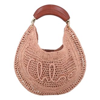 Chlo&eacute; Handbags, female, Beige, Size: ONE SIZE Beige Summer Banana Handbag