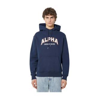 Alpha Industries Hoodies & sweatvesten, Heren, Blauw, M, Hoodies