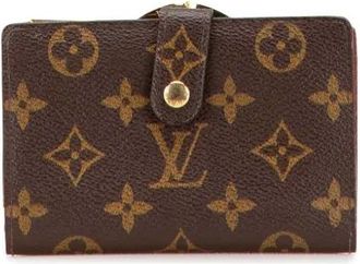 Louis Vuitton 2003 Monogram Porte Monnaie Billets Viennois small wallets - Brown