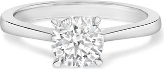 House of Brilliance 14K White Gold 1.0 Cttw Eagle Claw Set Lab Grown Diamond Engagement Ring at Nordstrom, Size 7