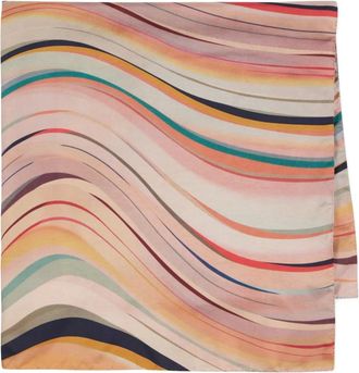 Paul Smith Sciarpa a righe - Rosa