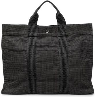 Herm&egrave;s Tweedehands Canvas handtassen - Dames - Vintage Shopper - Grijs - ONE Size - Vintage