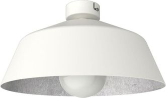 Lumicom Lumicom - tokyo Plafoniera, 1xE27, max 42W, metallo, bianco opaco/foglia argento, D.35cm
