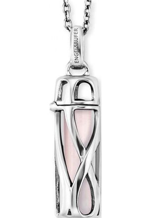 Engelsrufer Womens ERN-HEAL-RQ-S Ladies Powerful Stone Necklace - Multicolour Sterling Silver - One Size