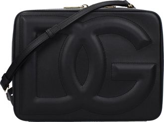 Dolce & Gabbana Dolce&Gabbana Damess Crossbodytassen Leer Zwart