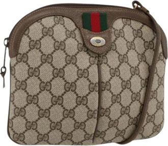 Gucci Pre-owned Cross Body Bags, female, Beige, Size: ONE SIZE Pre-owned Vintage Shoulder Bag