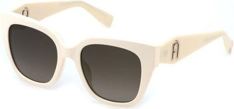 Furla SFU812 06Y1 Mens Sunglasses Brown Size 53