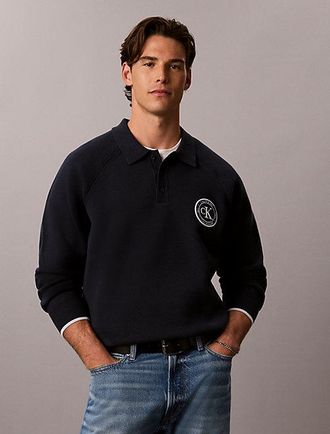 Calvin Klein Jersey Polo Universitario De Punto De Algod&oacute;n