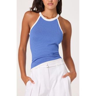 ASTR the Label Betia Sweater Vest in Blue Stripe at Nordstrom, Size X-Small