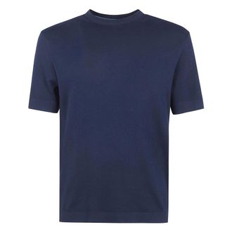 Paul Smith Tops, Heren, Blauw, XL, Integrated Rib T-Shirt