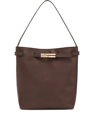 Longchamp Le Smart shoulder bag - women - Calf Leather - One Size - Brown