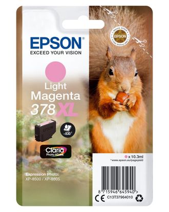 Epson Squirrel 378xl Cartucho De Tinta 1 Pieza(s) Original Alto Rendimiento (xl) Magenta Claro