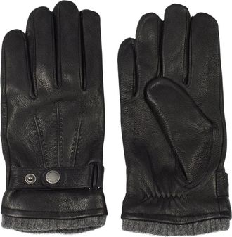 Howard London Bruno Handschoenen - Heren - Handschoenen - Zwart - 10 1/2 IN - Wol - Accessoires